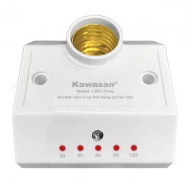 Đui Đèn Cảm Ứng Ánh Sáng Có Hẹn Giờ Kawasan LS01-TIME