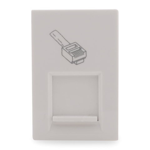 Ổ cắm dữ liệu chuẩn RJ45  Cat.5e (S module) màu trắng Simon 51A H552