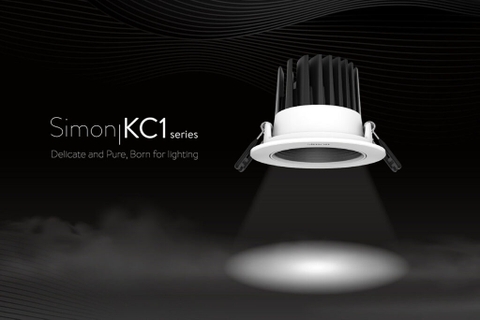 Thân đèn chiếu điểm Spotlight KC1 loại có TRIAC Dài 15W góc chiếu 60 độ 4000K Simon N04E0-0562