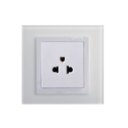 Module ổ cắm đơn 3 chấu 16A màu trắng Simon V8 80487