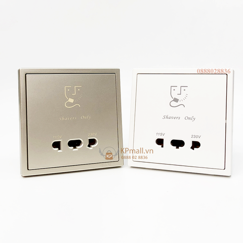 Module ổ cắm dao cạo râu màu sâm panh Simon i7 70E651-46
