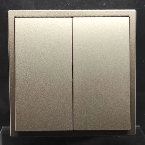 Module công tắc đôi 2 chiều màu Sâm Panh Simon i7 701022-46