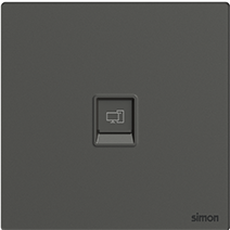 M7 Gem- Bộ ổ cắm mạng Cat6 đơn (Diamond Grey) Simon M7 665218G-4D