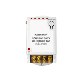 Công Tắc Điều Khiển Từ Xa 01 Kênh – Có Hẹn Giờ Kawasan RF15BT1