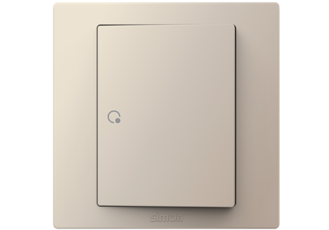  Bộ công tắc đơn 1 chiều 16AX  chuẩn vuông màu Sâm Panh (Champagne) Simon S5 S5111-46