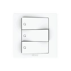  Bộ công tắc ba 1 chiều 16AX chuẩn vuông màu trắng Simon S5 S5131