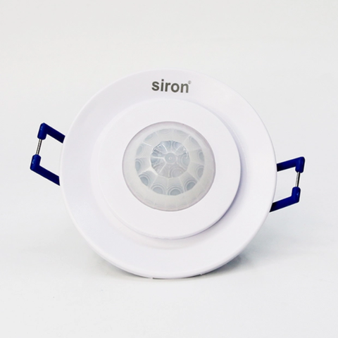 Công tắc cảm ứng hồng ngoại, cảm ứng chuyển động âm trần tròn Siron Sr-SS001