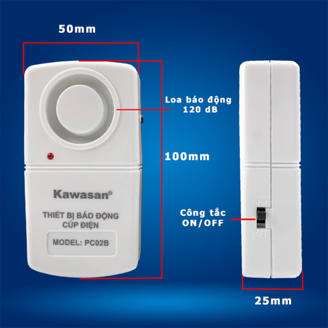 Báo Cúp Điện Kawasan KW-PC02B