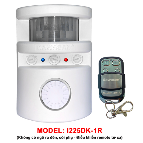 Thiết Bị Báo Động Độc Lập Có Remote Điều Khiển Từ Xa Kawasan I225DK-1R