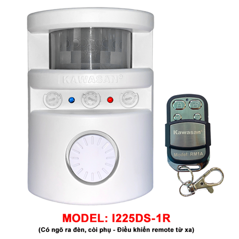 Thiết Bị Báo Trộm Hồng Ngoại Có Remote Điều Khiển Từ Xa Kawasan I225DS-1R