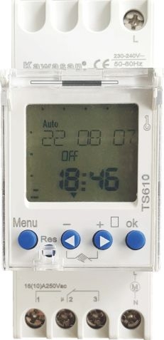 Công Tắc Hẹn Giờ Thanh Ray Kawasan TS610