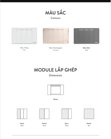K9 - Bộ công tắc chuông cửa (grey) 591301-61