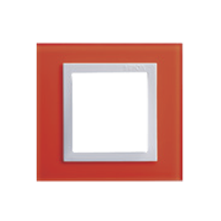 Viền công tắc lắp Thẻ Từ mặt Kính lớn màu Cam 86type Simon V8 80613-69