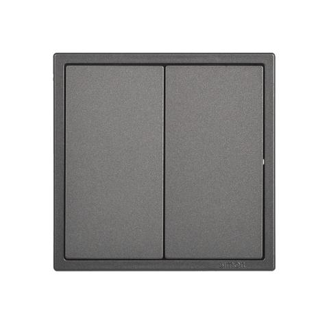 Module Nút nhấn bốn màu Xám hệ thống nhà thông minh RCU Simon i7 70E146-61