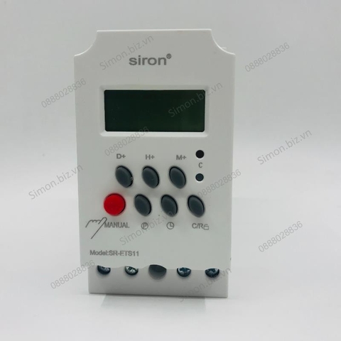Thiết bị hẹn giờ điện tử, Công tắc hẹn giờ kỹ thuật số Siron SR-ETS11