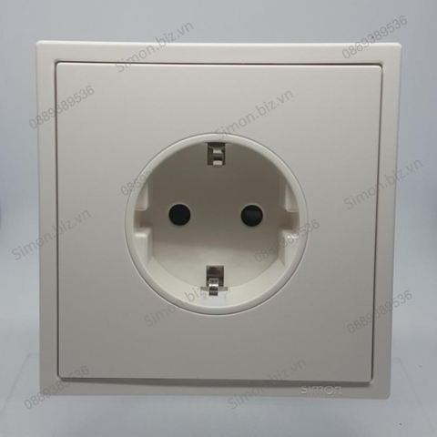 Module ổ cắm đơn schuko 16A màu trắng Simon i7 701687
