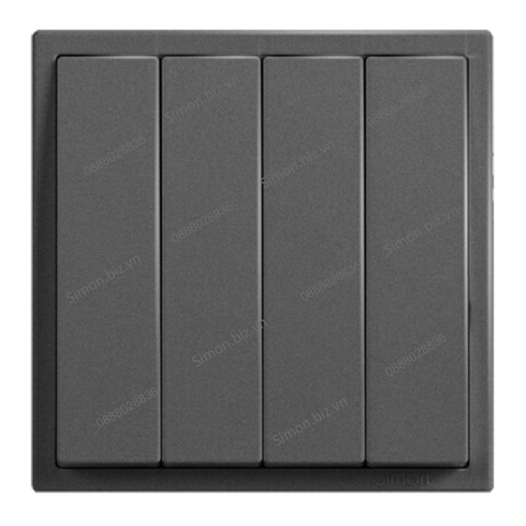 Module công tắc bốn 2 chiều màu Xám (Grey) Simon i7 701042-61
