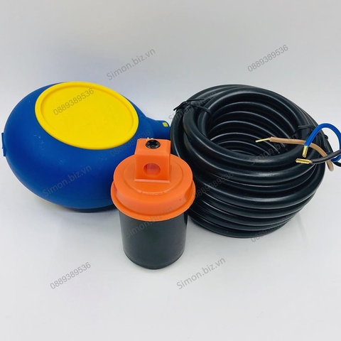 Công tắc phao điện chống tràn và chống cạn kín nước Cáp dây 2m Siron SR-FSW-T-2M