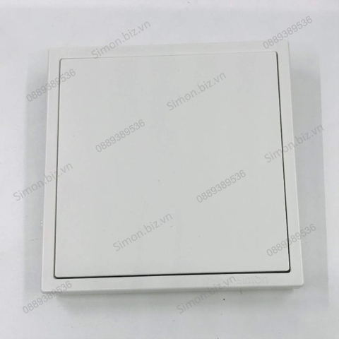 Module mặt che trơn, mặt bịt cho công tắc ổ cắm vuông màu trắng Simon i7 701000