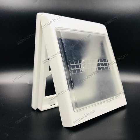 Mặt che chống nước - Hộp chống thấm nước chuẩn vuông trong suốt cho công tắc vuông Simon S254