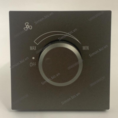 Module chiết áp quạt 200W màu xám Simon i7 70E201-61