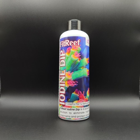 FitReef Iodine dip Bảo vệ - dự phòng chuyên cho LPS: dip mọi san hô vào bể để ngăn chặn nhưng sinh vật gây hại