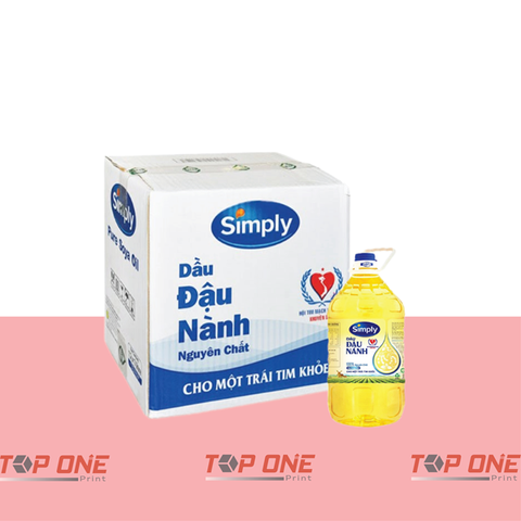 Hộp carton sóng đựng dầu ăn