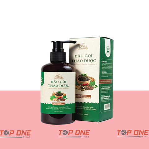 In ấn hộp giấy đựng dầu gội