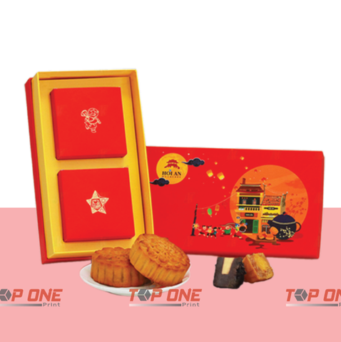 Hộp bánh trung thu nắp bao diêm