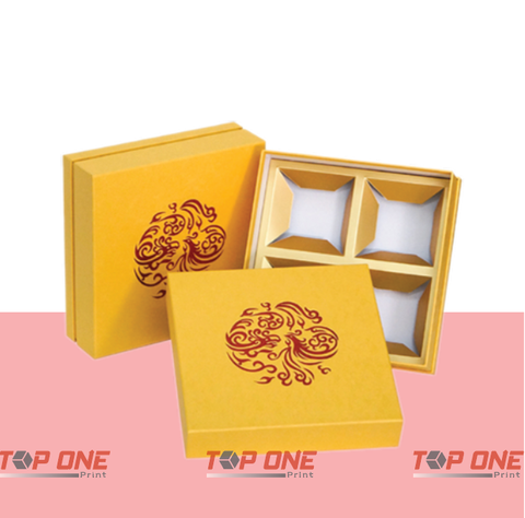 Hộp đựng bánh trung thu nắp âm dương