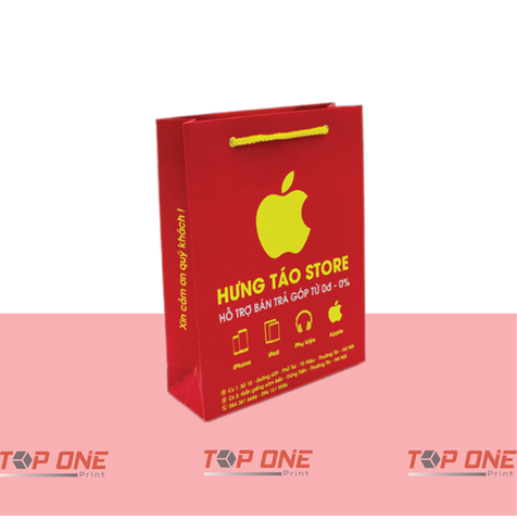 In ấn túi giấy đựng điện thoại