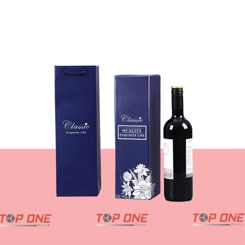 In ấn túi giấy đựng rượu