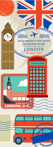 BOOKMARK NAM CHÂM/KẸP NAM CHÂM 2.5X7cm ĐÁNH DẤU TRANG SÁCH HANDMADE T.CRAFT HOUSE – LONDON