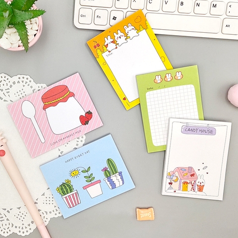 GIẤY NHỚ ĐỦ HÌNH DẠNG DỄ THƯƠNG GỌN NHẸ, TIỆN LỢI, DỄ MANG THEO T-CRAFT ^^