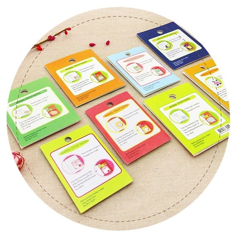 GIẤY NHỚ ĐẦY MÀU SẮC CHỦ ĐỀ CON VẬT DỄ THƯƠNG QUANH TA T-CRAFT ^^