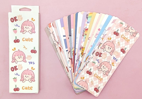 COMBO 30 THẺ KẸP SÁCH NHIỀU CHỦ ĐỀ, MÀU SẮC, HÌNH ẢNH T-CRAFT ^^