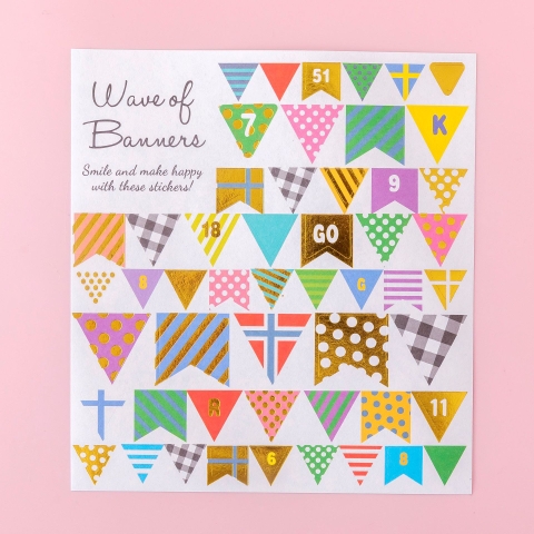 🌺Nhãn Dán Sticker Trang Trí Thiệp Sinh Nhật, Trang Trí Sổ Nhật Ký