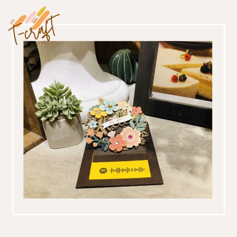 THIỆP HANDMADE HOA 3D NHÀ LÀM CAO CẤP NHIỀU MÀU SẮC VÀ CHỦ ĐỀ T.CRAFT HOUSE - 04