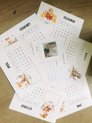 THIỆP ĐỂ BÀN NHỎ NHẮN, XINH XẮN VÀ TIỆN LỢI THEO PHONG CÁCH TRANH VẼ HOẠT HÌNHT.CRAFT HOUSE