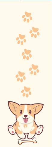 BOOKMARK NAM CHÂM/KẸP NAM CHÂM 2.5X7cm ĐÁNH DẤU TRANG SÁCH HANDMADE T.CRAFT HOUSE – CHÚ CHÓ ĐÁNG YÊU