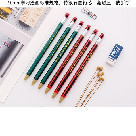 BÚT CHÌ KIM BẤM NGÒI TO KÈM GỌT CHÌ TIỆN DỤNG