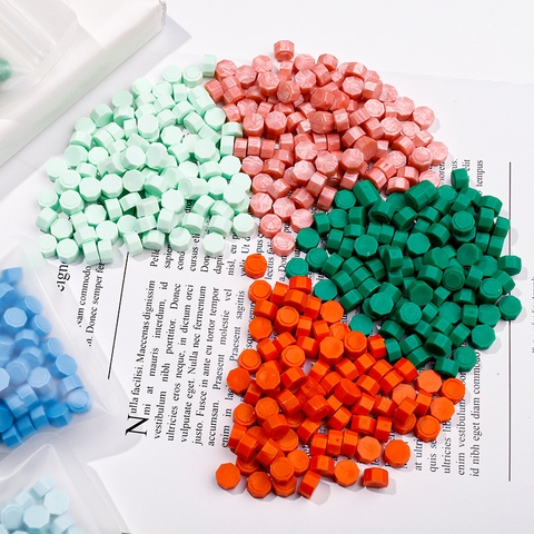 SET 50 HẠT SÁP DÙNG LÀM CON DẤU SÁP NHIỀU MÀU SẮC T.CRAFT HOUSE