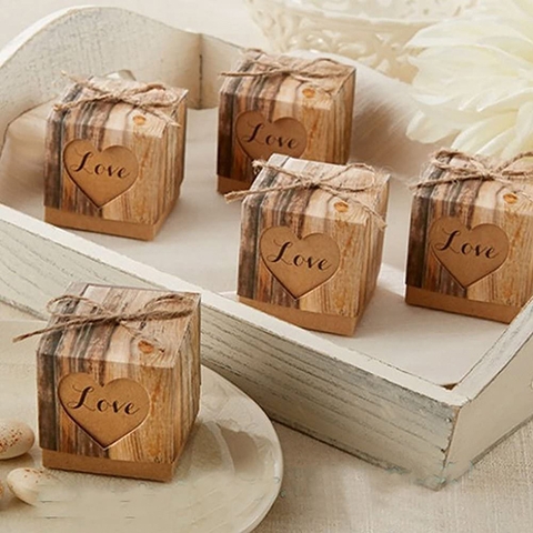 HỘP ĐỰNG QUÀ VINTAGE MINI LOVE HỌA TIẾT TRÁI TIM T.CRAFT HOUSE