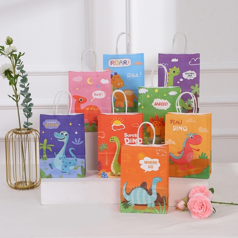 TÚI GIẤY ĐỰNG QUÀ KHỦNG LONG ĐÁNG YÊU T.CRAFT HOUSE