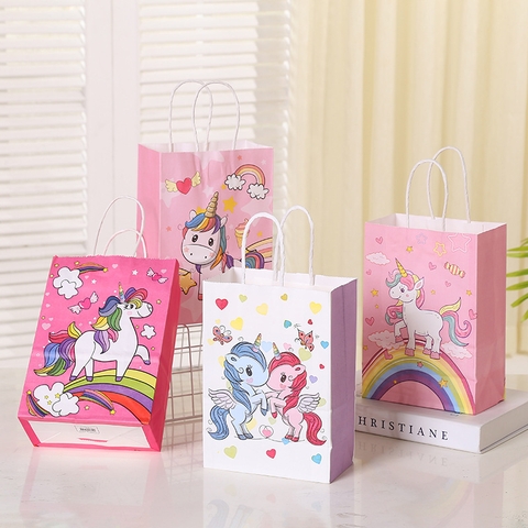 TÚI GIẤY ĐỰNG QUÀ UNICORN ĐÁNG YÊU CHO BÉ T.CRAFT HOUSE