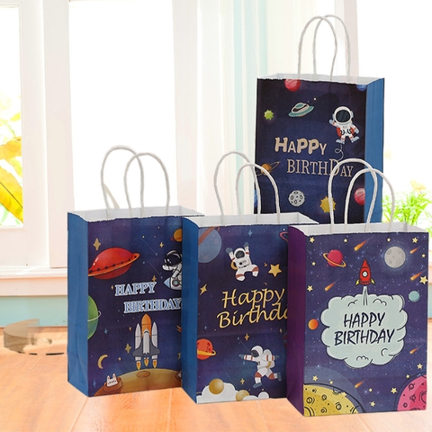 TÚI GIẤY ĐỰNG QUÀ CHỦ ĐỀ HAPPY BIRTHDAY VŨ TRỤ T.CRAFT HOUSE