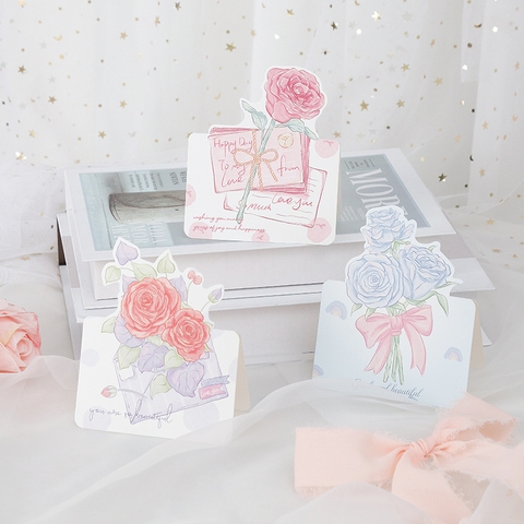 COMBO NGẪU NHIÊN 10 THIỆP IN MINI DỄ THƯƠNG CHỦ ĐỀ 