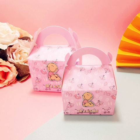 HỘP QUÀ CẢM ƠN, BÁO HỈ IT'S A BOY/ IT'S A GIRL CÓ QUAI XÁCH T-CRAFT