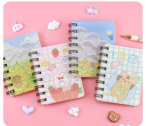 SỔ TAY MINI KHỔ A7 NHỎ GỌN, TIỆN LỢI  NHIỀU MÀU SẮC VÀ MẪU MÃ T.CRAFT HOUSE