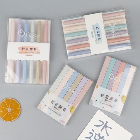 BÚT HIGHLIGHT DẠ QUANG ĐÁNH DẤU TRANG TRÍ MÀU PASTEL T.CRAFT HOUSE